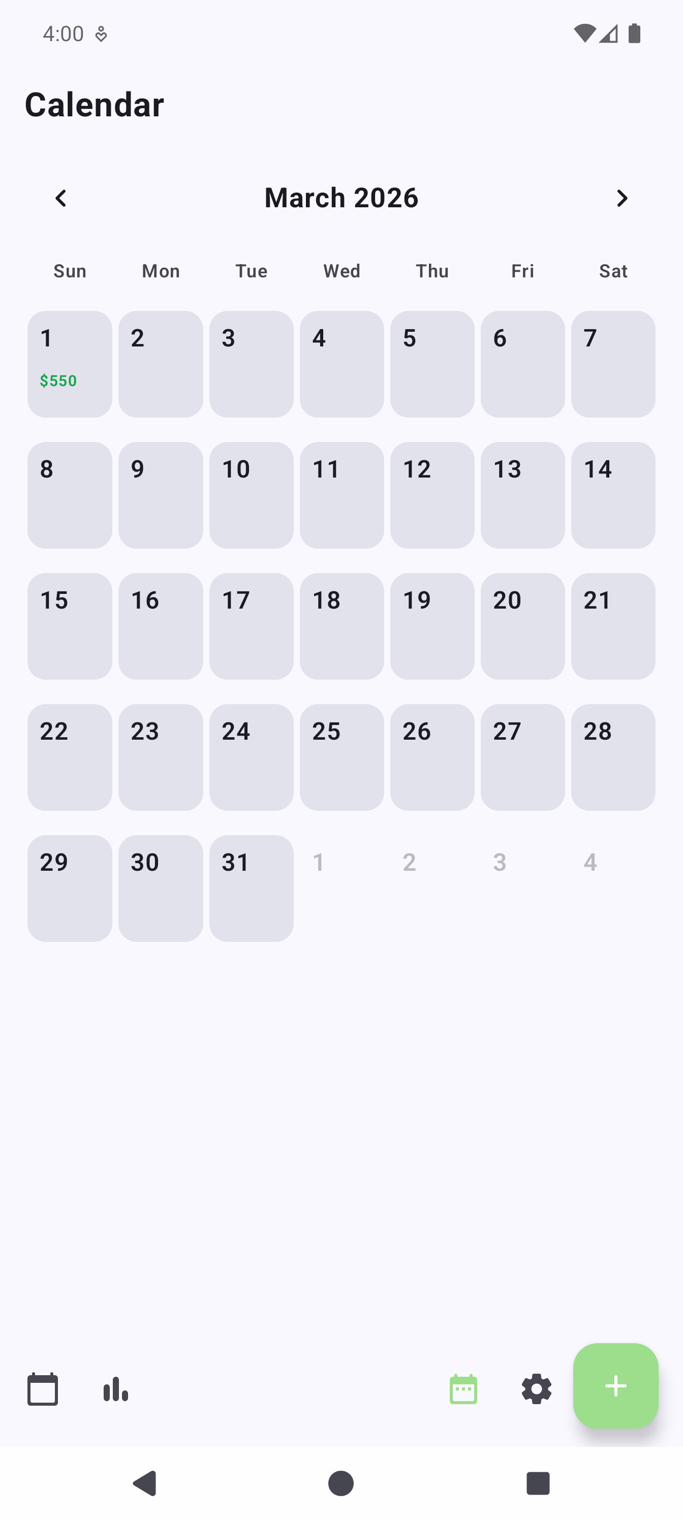 Budgeting app feature screenshot 7