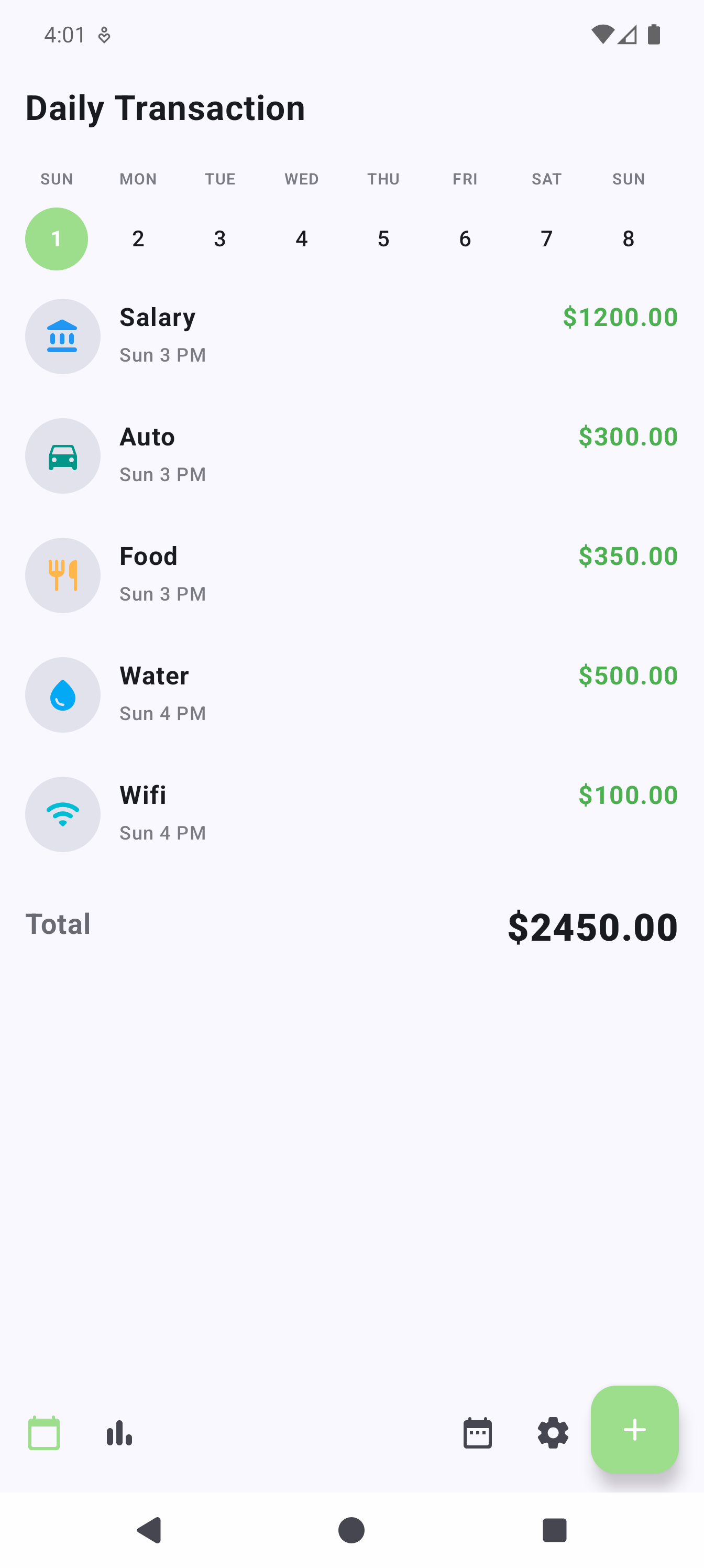 Budgeting app feature screenshot 9
